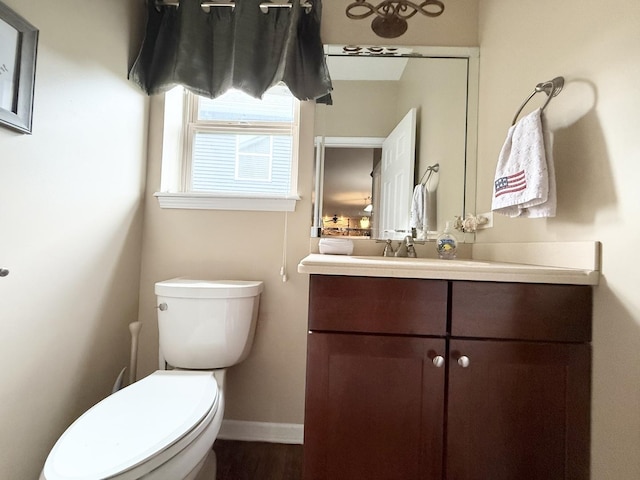 38422 N Adams St, Lake Villa, IL 60046 - bathroom with vanity and wood finished floors