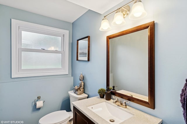 1217 E Pratt Dr, Palatine, IL 60074 - bathroom with vanity and toilet