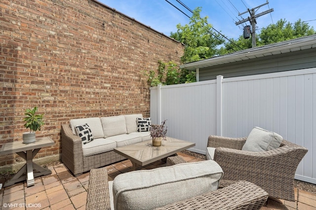 5106 W Eddy St, Chicago, IL 60641 - view of patio with outdoor lounge area