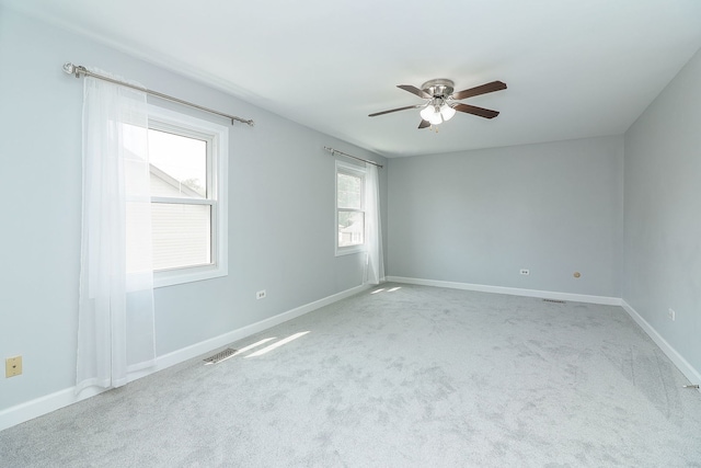 1557 Scottdale Cir, Wheaton, IL 60189 - empty room with ceiling fan and carpet floors