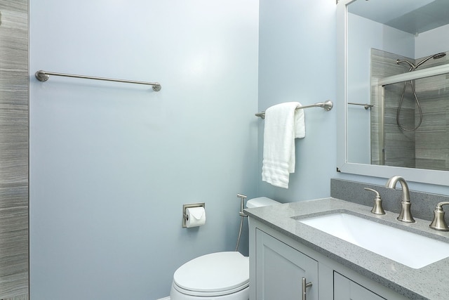 1557 Scottdale Cir, Wheaton, IL 60189 - bathroom with vanity and a tile shower