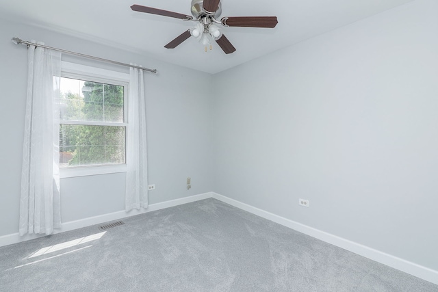1557 Scottdale Cir, Wheaton, IL 60189 - carpeted spare room featuring baseboards and ceiling fan