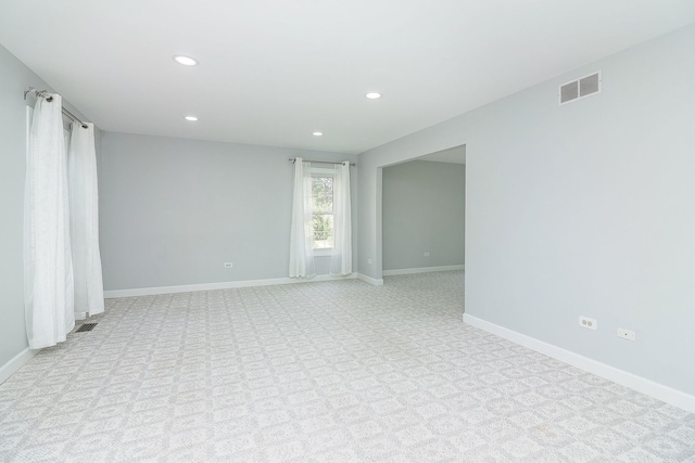 1557 Scottdale Cir, Wheaton, IL 60189 - spare room with recessed lighting and light colored carpet