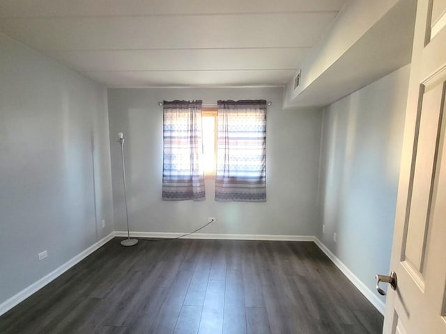 11009 Stony Creek Dr Unit 1C, Palos Hills, IL 60465 - unfurnished room featuring dark wood-style flooring and baseboards