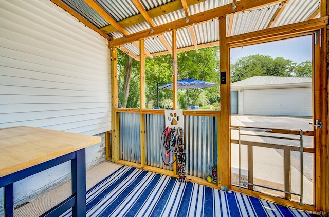 15429 Lamon Ave, Oak Forest, IL 60452 - wooden terrace featuring an outbuilding