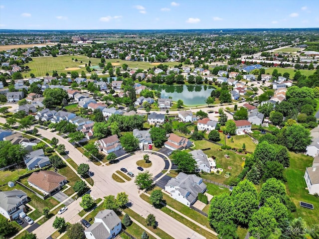 620 S Annandale Dr, Lake In The Hills, IL 60156 - aerial view of property and surrounding area with nearby suburban area and a large body of water