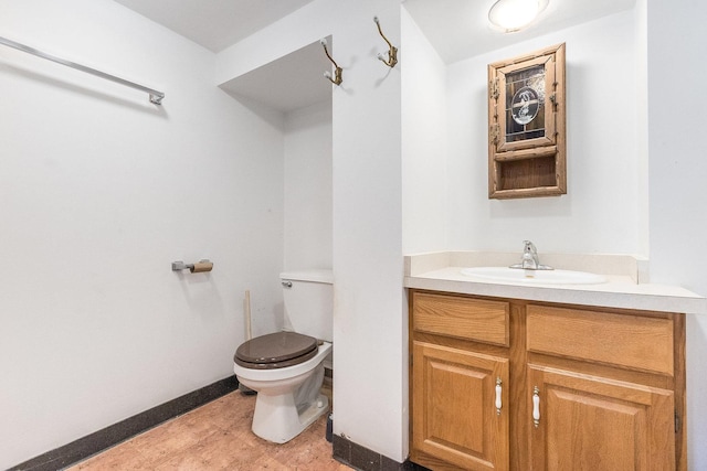 657 1st St, Crete, IL 60417 - bathroom featuring toilet and vanity