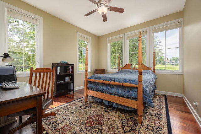 660 Birch Hollow Dr, Antioch, IL 60002 - bedroom with multiple windows and wood finished floors