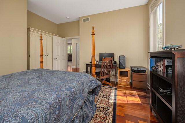 660 Birch Hollow Dr, Antioch, IL 60002 - bedroom with wood finished floors and an office area