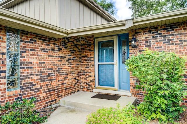 13520 Idlewild Dr, Orland Park, IL 60462 - view of exterior entry with brick siding and board and batten siding