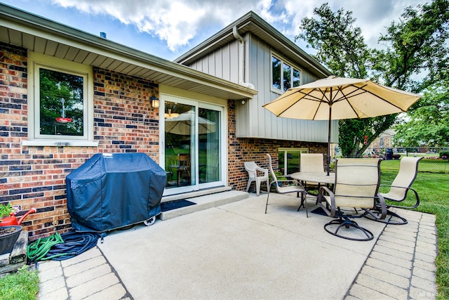 13520 Idlewild Dr, Orland Park, IL 60462 - view of patio / terrace with area for grilling and outdoor dining space