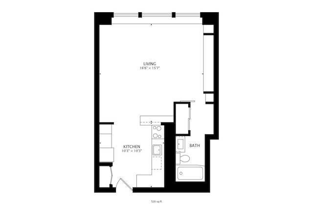 3600 N Lake Shore Dr Unit 2204, Chicago, IL 60613 - view of floor plan / room layout