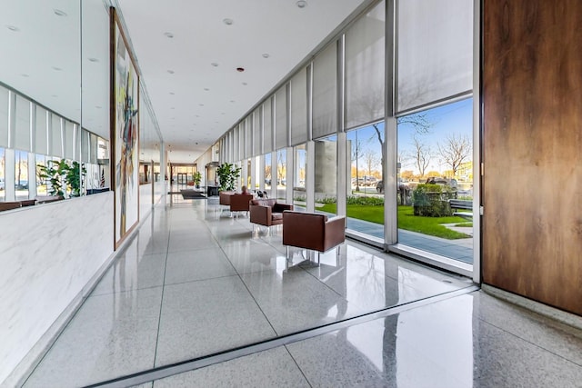 3600 N Lake Shore Dr Unit 2204, Chicago, IL 60613 - community lobby with floor to ceiling windows