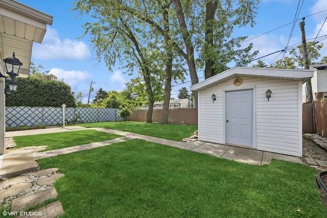 9061 Primrose Ln, Hickory Hills, IL 60457 - fenced backyard with a shed
