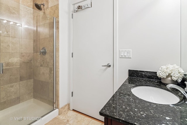 700 N Larrabee St Unit 1409, Chicago, IL 60654 - bathroom with a shower stall and vanity