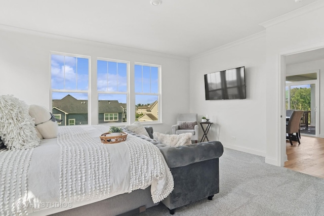 1140 River Birch Blvd, Crystal Lake, IL 60012 - carpeted bedroom featuring ornamental molding and baseboards