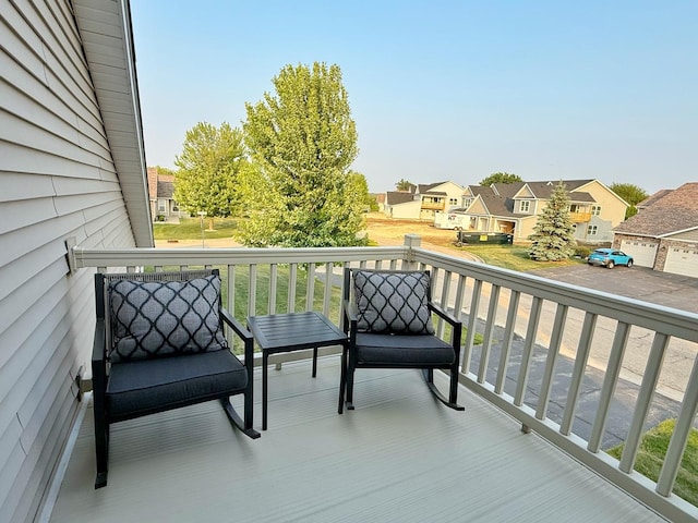 15538 Finley Way Unit 2, South Beloit, IL 61080 - balcony featuring a residential view