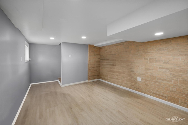 409 N Addison Rd, Villa Park, IL 60181 - finished below grade area featuring light wood finished floors and recessed lighting