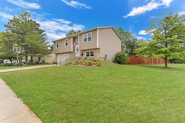513 White Birch Rd, Lindenhurst, IL 60046 - split foyer home with an attached garage and driveway