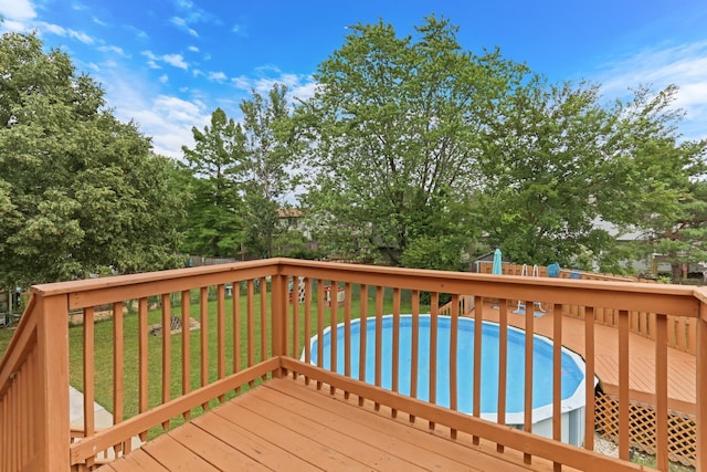 513 White Birch Rd, Lindenhurst, IL 60046 - wooden terrace featuring a fenced backyard