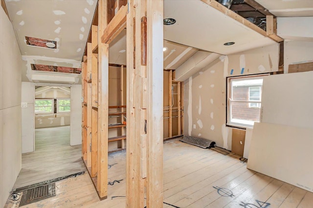 9826 S Walden Pkwy, Chicago, IL 60643 - hallway with light wood-style floors