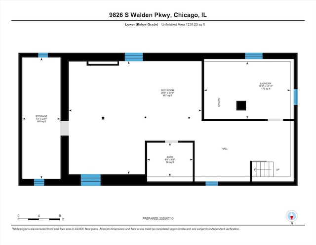 9826 S Walden Pkwy, Chicago, IL 60643 - view of floor plan / room layout