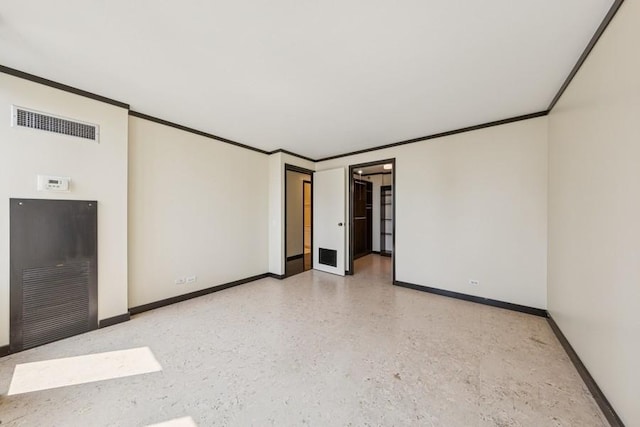 1230 N State Pkwy Unit 17A, Chicago, IL 60610 - unfurnished room with ornamental molding and speckled floor