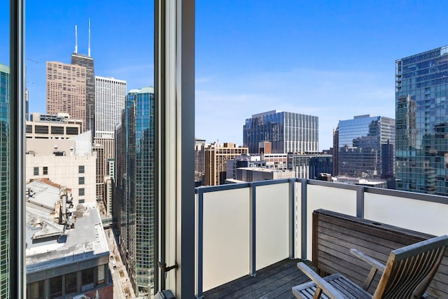 550 N Saint Clair St Unit 2301, Chicago, IL 60611 - balcony with a view of city