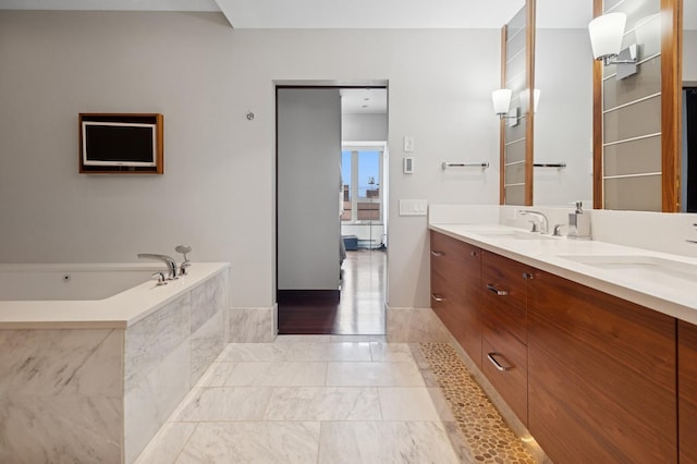 800 N Michigan Ave Unit 2502, Chicago, IL 60611 - full bath with double vanity and a bath