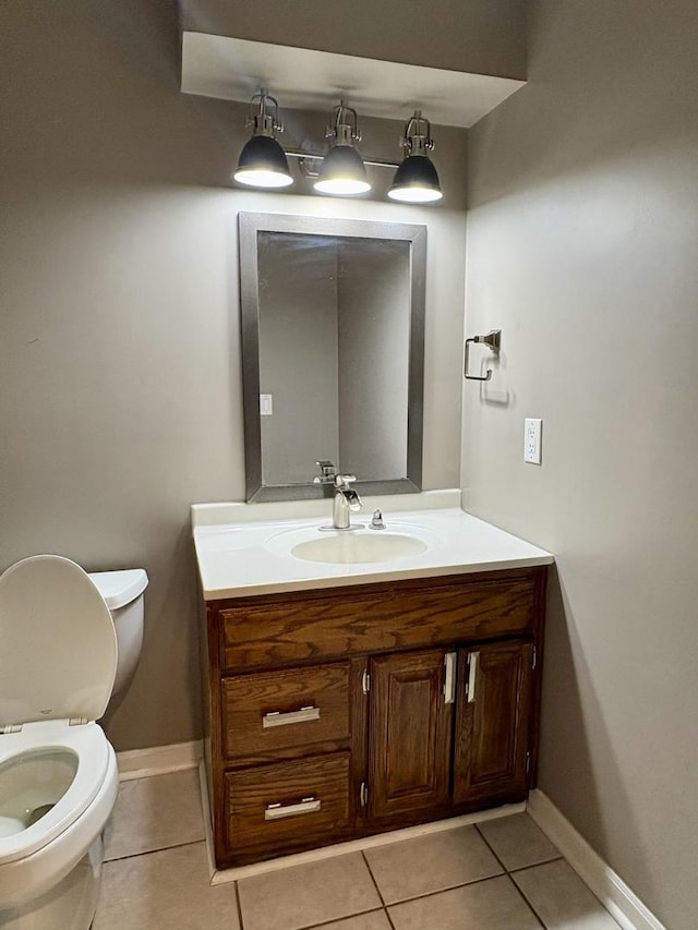 214 Tiverton Rd, Kankakee, IL 60901 - bathroom with vanity and tile patterned floors