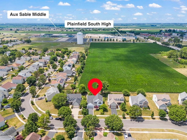 7425 Rosewind Dr, Plainfield, IL 60586 - aerial view of residential area