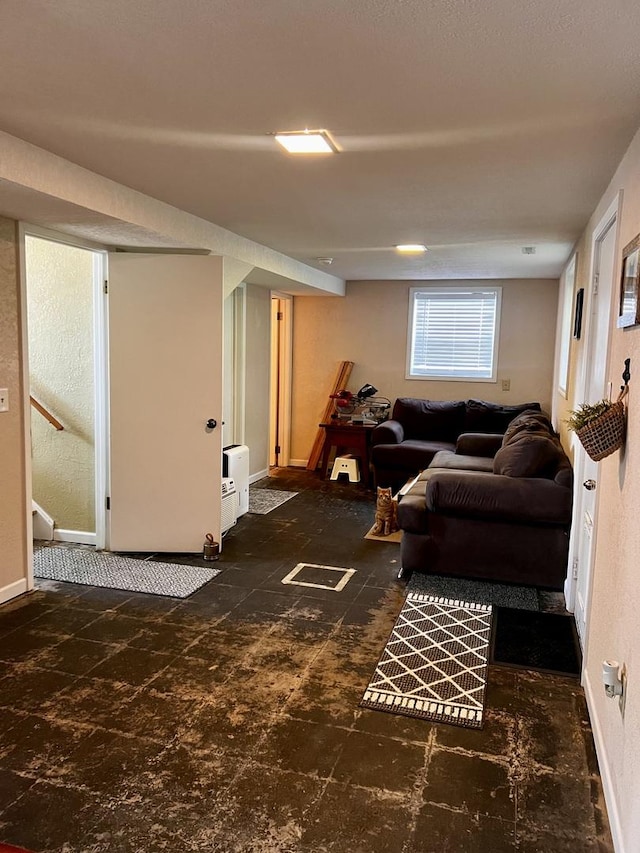 3111/2 W Graham St, Dixon, IL 61021 - living area featuring baseboards