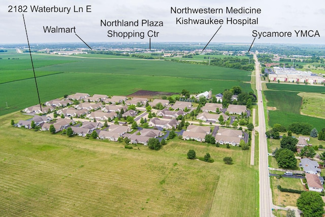 2182 Waterbury Ln E Unit 2182, Sycamore, IL 60178 - aerial view