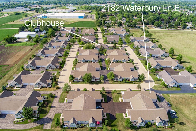 2182 Waterbury Ln E Unit 2182, Sycamore, IL 60178 - aerial perspective of suburban area