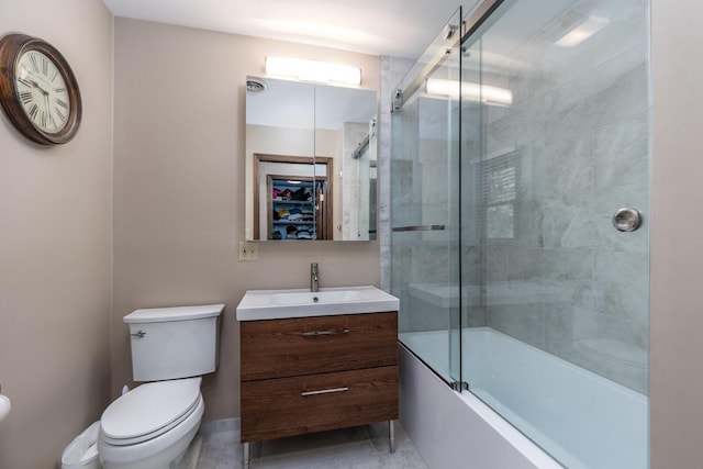 2519 Cherie Ln, Ottawa, IL 61350 - bathroom with vanity and bath / shower combo with glass door