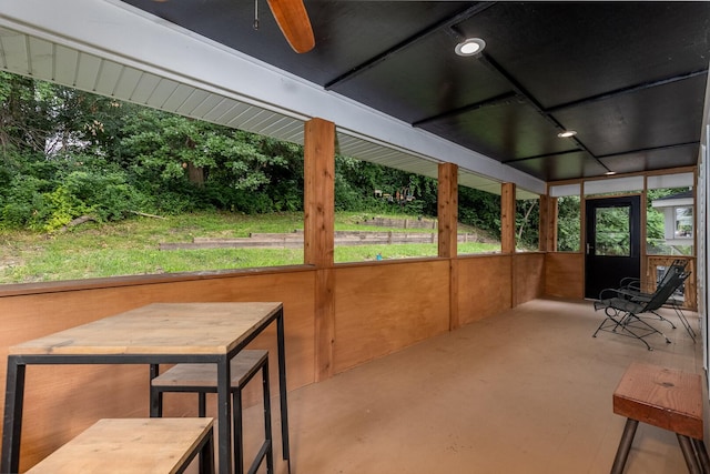 2519 Cherie Ln, Ottawa, IL 61350 - sunroom / solarium with ceiling fan