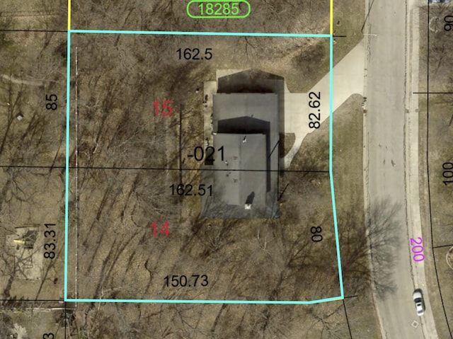 2519 Cherie Ln, Ottawa, IL 61350 - aerial map of property and surrounding area featuring property parcel outlined
