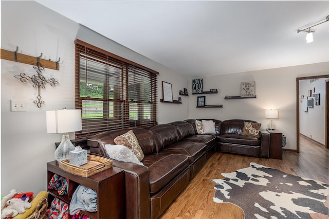 2519 Cherie Ln, Ottawa, IL 61350 - living area with light wood-style floors and track lighting