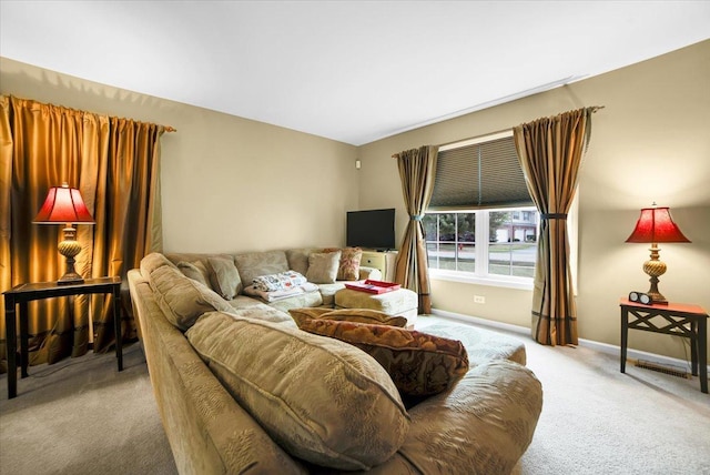 157 Concord Dr, Oswego, IL 60543 - carpeted living room featuring baseboards