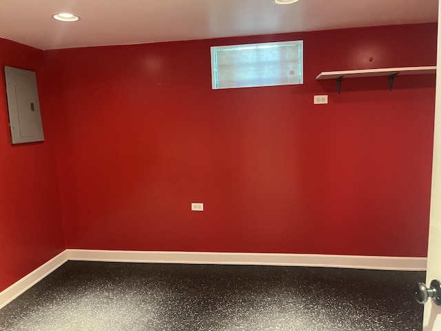 2256 S 15th Ave, North Riverside, IL 60546 - empty room with electric panel and recessed lighting