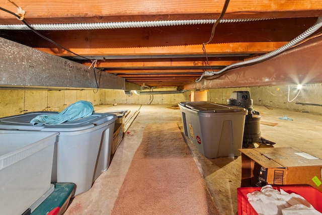 6955 N Dowagiac Ave, Chicago, IL 60646 - view of unfinished below grade area
