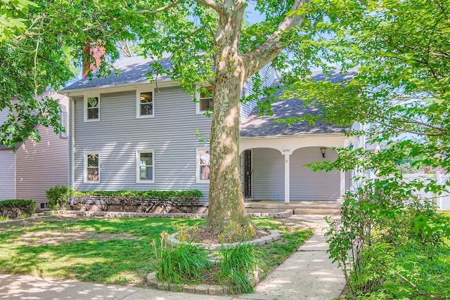 2630 Grunewald St, Blue Island, IL 60406 - view of front of home with a porch and roof with shingles