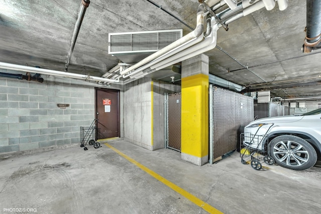 1621 Mission Hills Rd Unit 510, Northbrook, IL 60062 - parking garage featuring concrete block wall