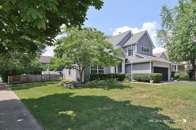 361 Lexington Ln, Grayslake, IL 60030 - view of front of home featuring driveway, a garage, and roof with shingles