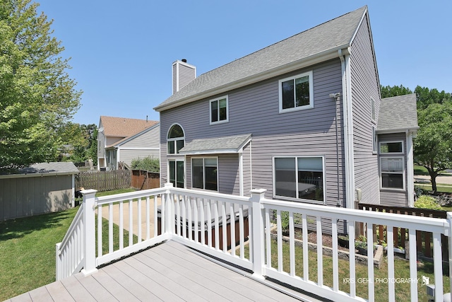361 Lexington Ln, Grayslake, IL 60030 - deck featuring a storage shed