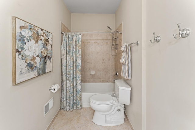 9 Aztec Ct, South Barrington, IL 60010 - bathroom with tile patterned floors and shower / bath combo