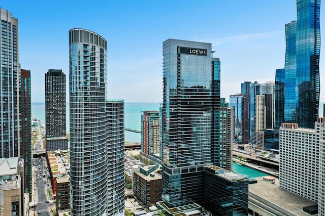 240 E Illinois St Unit 2702, Chicago, IL 60611 - view of city skyline featuring a large body of water