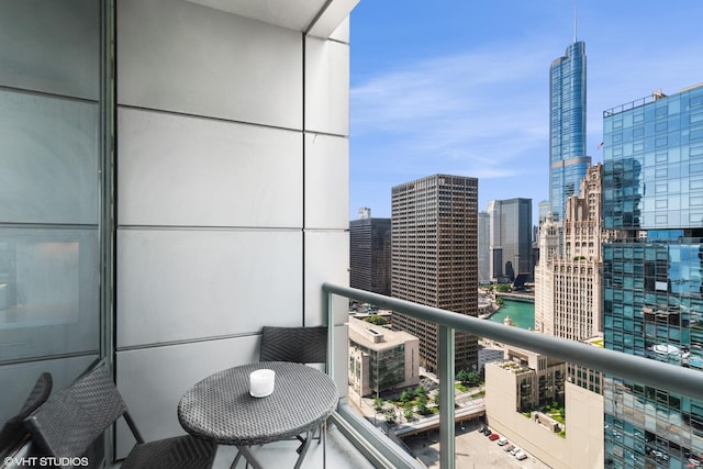 240 E Illinois St Unit 2702, Chicago, IL 60611 - balcony featuring a city view and a water view