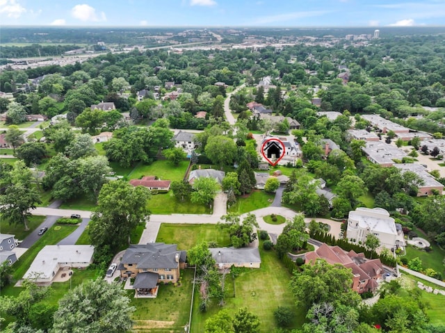 216 Hickory Ct, Northbrook, IL 60062 - aerial view of residential area