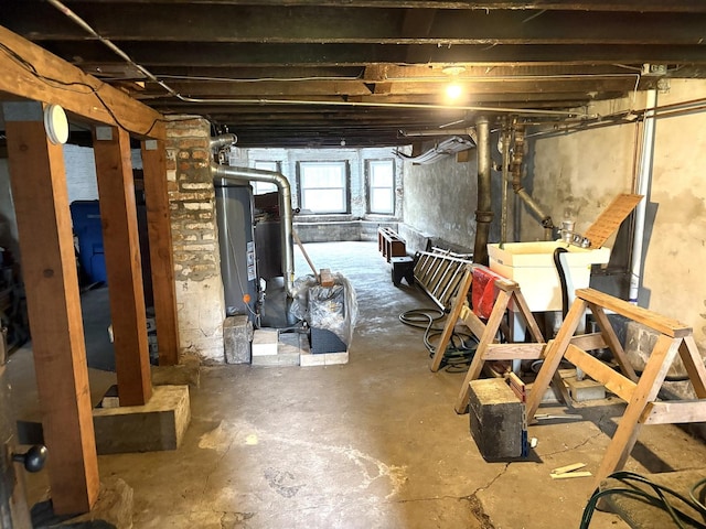 2838 S Keeley St, Chicago, IL 60608 - basement featuring a sink